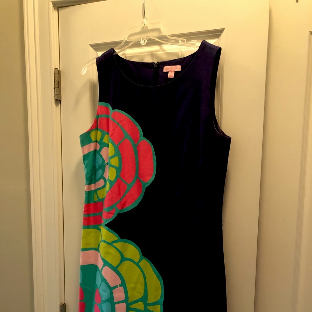 Lilly navy dress